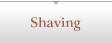 shaving