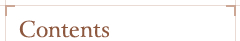 CONTENTS